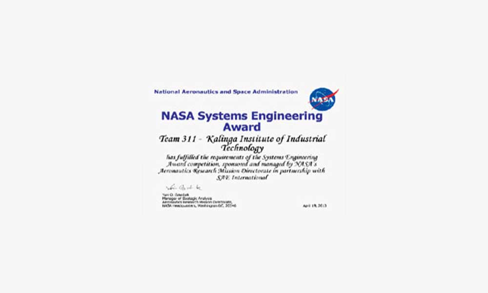 NASA-System-Engineering-Award